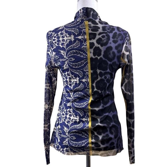 Petit Pois by Viviana sheer top, artsy, eclectic, statement top, bohemian - Picture 3 of 5